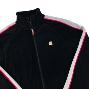 DKNY Velour Sweatshirt Track Suit Jacket y2k